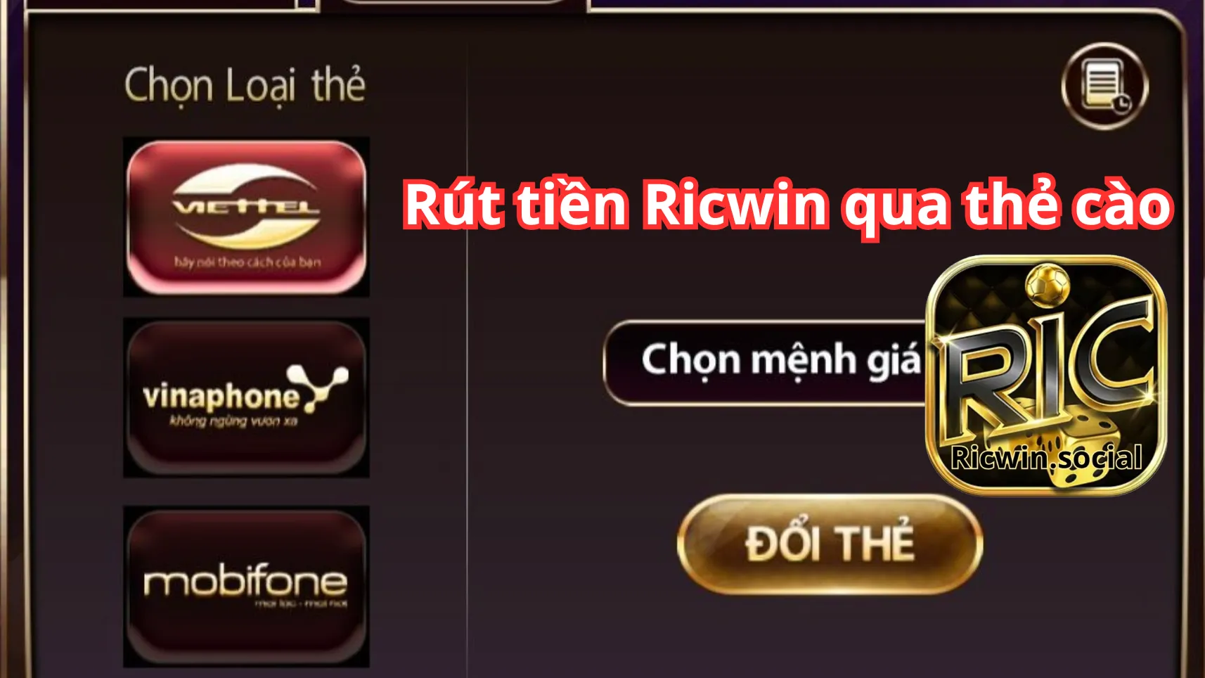 Nhận thưởng dễ dàng qua thẻ cào Nhận thưởng dễ dàng qua thẻ cào